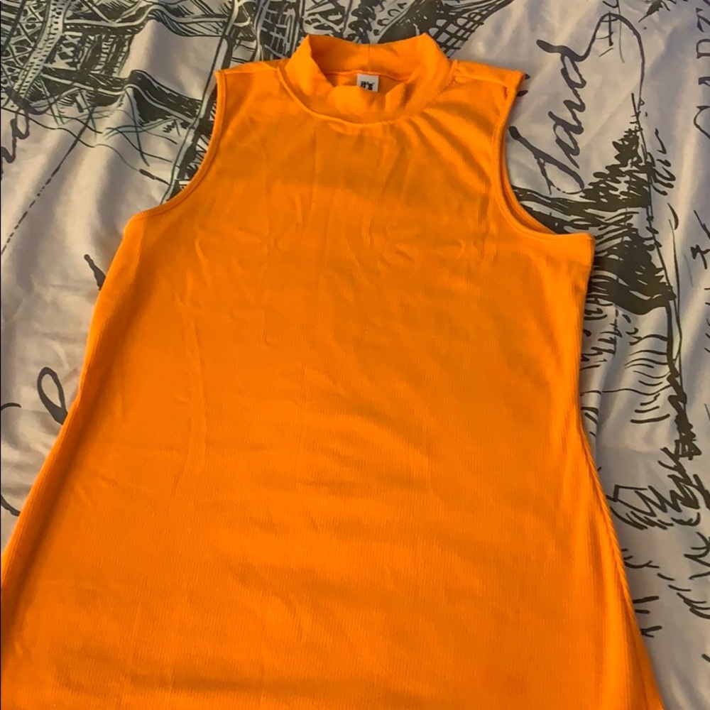 Orange dress